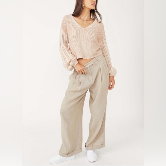 Free People When It Rains Sweater NWT - Picture 7 of 16